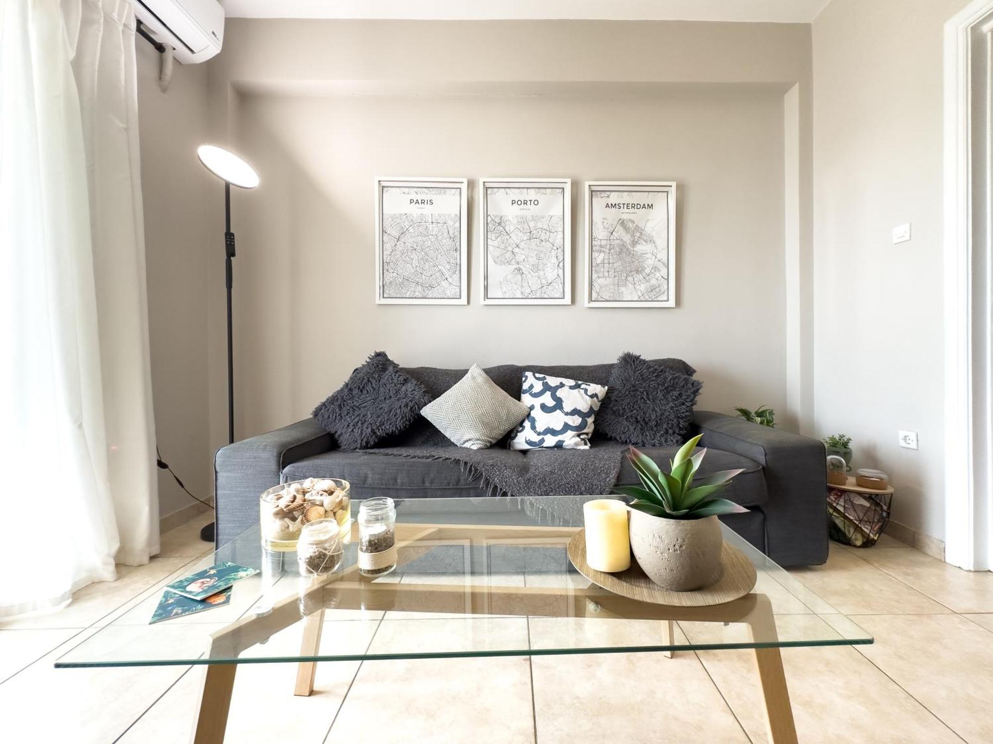 Thanos' Seaside Apartment Oropos Buitenkant foto